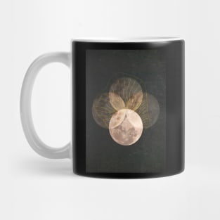 Full Moon Phase Retro Mystical Illustration Mug